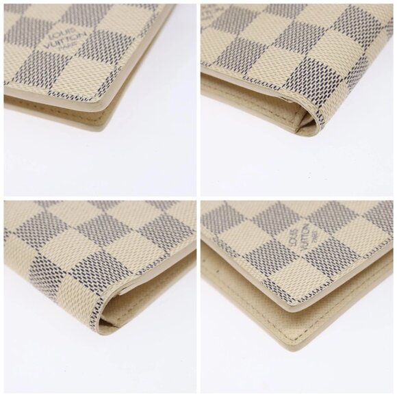 LOUIS VUITTON Damier Azur Porte Feuille Marco Bifold Wallet N60018 Auth 138920V - Picture 14 of 16